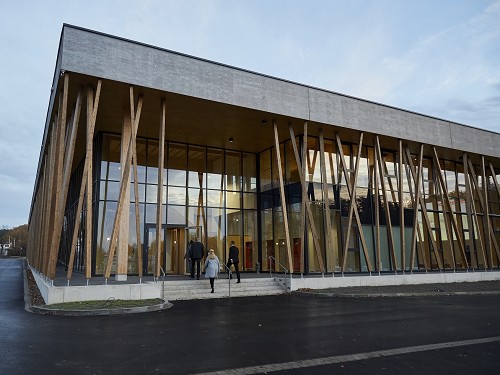 Neubau „Haus der Technik“ in Holz-Hybridbauweise, Jowat SE Detmold
